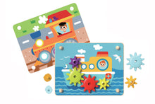 Load image into Gallery viewer, Tooky Toy Wooden Gear Game