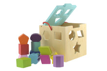 Load image into Gallery viewer, Tooky Toy Wooden Shape Sorter