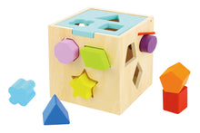 Load image into Gallery viewer, Tooky Toy Wooden Shape Sorter