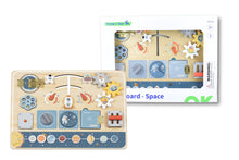 Load image into Gallery viewer, Wooden Activity Busy Board: Space