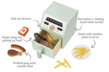 Load image into Gallery viewer, Wooden Air Fryer Activity Set