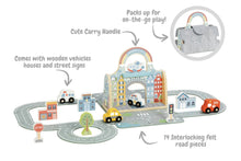 Load image into Gallery viewer, Felt &amp; Wooden Activity Set - City Play Set