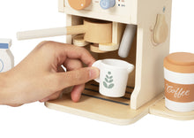 Load image into Gallery viewer, Wooden Coffee Machine Playset