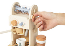 Load image into Gallery viewer, Wooden Coffee Machine Playset