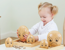 Load image into Gallery viewer, Wooden Emotions Pebble Family Set of 5: On Sale was $110.00