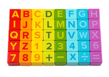 Load image into Gallery viewer, Wooden Learning Block Puzzle: Alphabet/Numbers