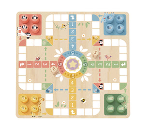 Wooden Board Game: Ludo / Snakes & Ladders