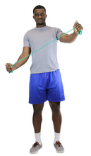 Load image into Gallery viewer, Cando Resistance Band Tubing 1m: Blue (Heavy Resistance) Latex Free