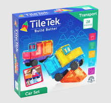 Load image into Gallery viewer, TileTek (Learn &amp; Grow Toys): Magnetic Tiles - Car 28 Piece Set