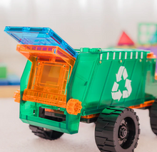 Load image into Gallery viewer, TileTek (Learn &amp; Grow Toys): Magnetic Tiles – Mega Recycling Truck