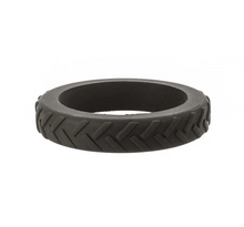 Load image into Gallery viewer, Chewigem Tread Bangle - Black (Large)