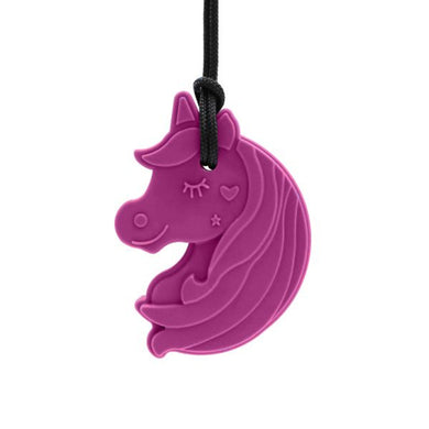 Ark Therapeutic Chewnicorn Unicorn Chew Necklace: Magenta (Standard)
