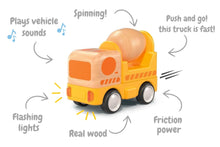 Load image into Gallery viewer, Wooden Concrete Mixer Truck