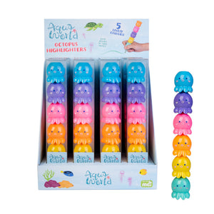 Aqua World Octopus Highlighters