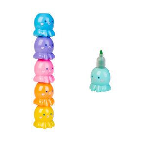 Aqua World Octopus Highlighters