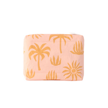 Load image into Gallery viewer, Oh Coconuts Wet Dry Pouch - Medium: Pink Palms