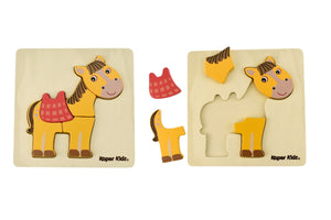 Wooden Farm Chunky Puzzle: Horse