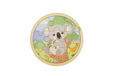Wooden 9 Piece Jigsaw Puzzle: Koala
