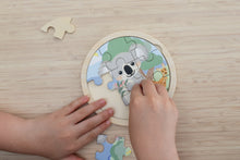Load image into Gallery viewer, Wooden 9 Piece Jigsaw Puzzle: Koala