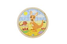 Load image into Gallery viewer, Wooden 9 Piece Jigsaw Puzzle: Kangaroo