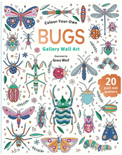 Load image into Gallery viewer, Colour Your Own Wall Art Colouring Book: Bugs