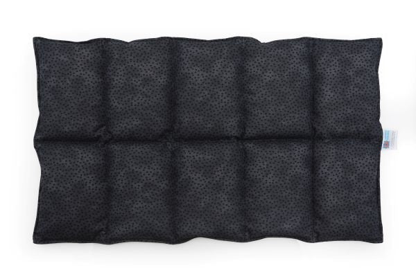 Weighted Lap Pad 1.5KG: Charcoal / Black Dots - The Sensory Studio