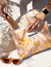 Load image into Gallery viewer, Oh Coconuts Wet Dry Pouch - Medium: Pink Palms