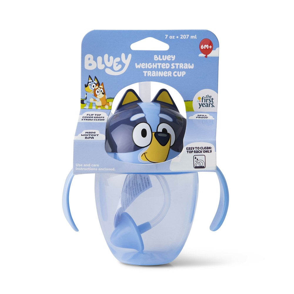 Bluey 7oz Weighted Straw Trainer Cup 1pk
