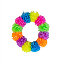 Load image into Gallery viewer, Squishy Rainbow Bracelet: Pom Pom