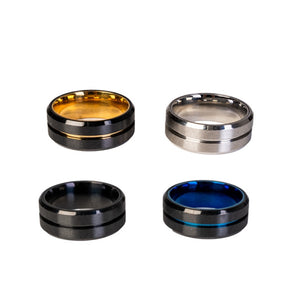 Fidget Fingers Metal Spinning Ring: One Size  (Size 10)