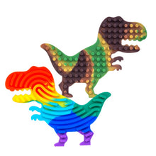 Load image into Gallery viewer, Fidget Fingers: Sensory Activity Board: Dinosaur