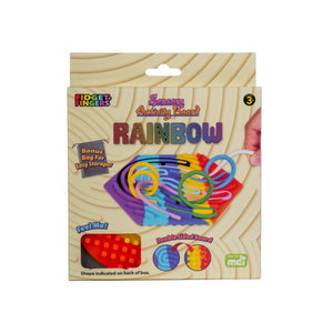 Fidget Fingers: Sensory Activity Board: Rainbow