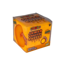 Load image into Gallery viewer, Smoosho's Jumbo Squeeze Fidget: Cheese BULK 12 Pack