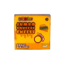 Load image into Gallery viewer, Smoosho's Jumbo Squeeze Fidget: Cheese BULK 12 Pack