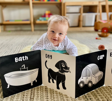 Load image into Gallery viewer, Young Wonderer Black &amp; White Book: Welcome to the World
