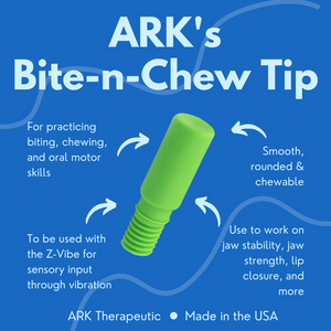 Ark Therapeutic Z-Vibe Bite-n-Chew Tip: Lime Green Smooth