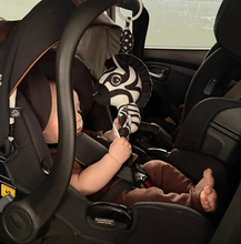 Load image into Gallery viewer, Young Wonderer Ziggy the Zebra: Black &amp; White Baby PramToy