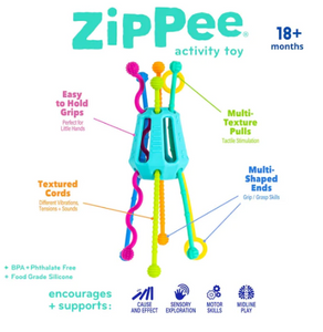 Zippee Activity Toy by mobi: Mintee (Green/White)