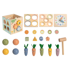 Load image into Gallery viewer, Wooden Sensory Activity Cube