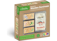 Load image into Gallery viewer, Australian Geographic Wooden Dominoes: Dinosaur