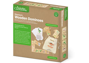 Australian Geographic Wooden Dominoes: Dinosaur