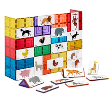 Load image into Gallery viewer, Learn &amp; Grow Toys: Magnetic Tile Toppers: Duo Animal Puzzle