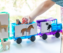 Load image into Gallery viewer, Learn &amp; Grow Toys: Magnetic Tile Toppers: Duo Animal Puzzle