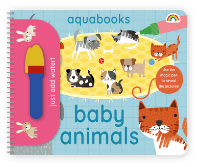 Aquabooks: Paint with Water Activity Book: Baby Animals - The Sensory Studio