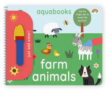 Load image into Gallery viewer, Aquabooks: Paint with Water Activity Book: Farm Animals - The Sensory Studio