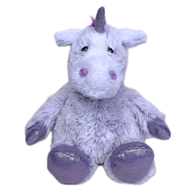 Load image into Gallery viewer, Warmies Heatable Soft Toy: Purple Marshmallow Unicorn