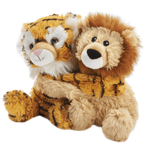 Load image into Gallery viewer, Warmies Heatable Soft Toy:  Hugs Liger (Lion/Tiger)