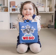 Load image into Gallery viewer, Curious Columbus: Fabric Activity Book - Away We Go: Pre-Order