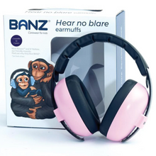 Load image into Gallery viewer, Banz Baby Earmuffs (3 months - 2yrs): Pink