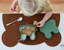 Load image into Gallery viewer, We Might be Tiny Bear Placie Placemat: Minty Green